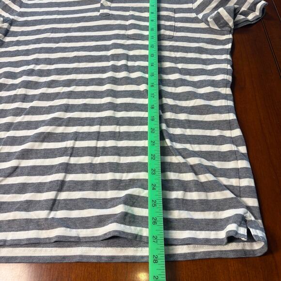 Banana Republic Striped Polo Size Large - Picture 5 of 6